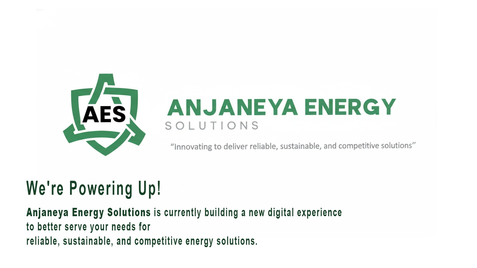 Anjaneya Energy Solutions Banner
